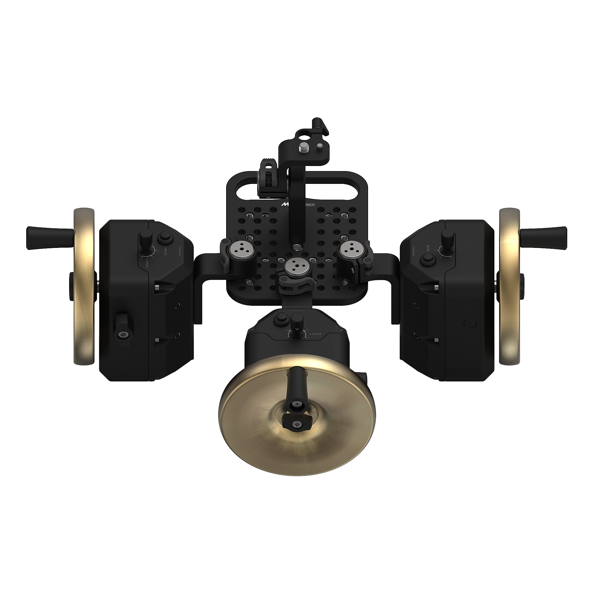 Freefly Systems MoVI Wheels - Three Wheel / Brass