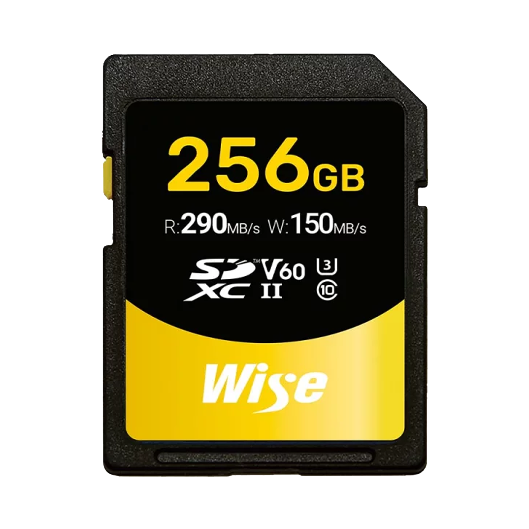 Wise 256GB SDXC UHS-II V60 Memory Card