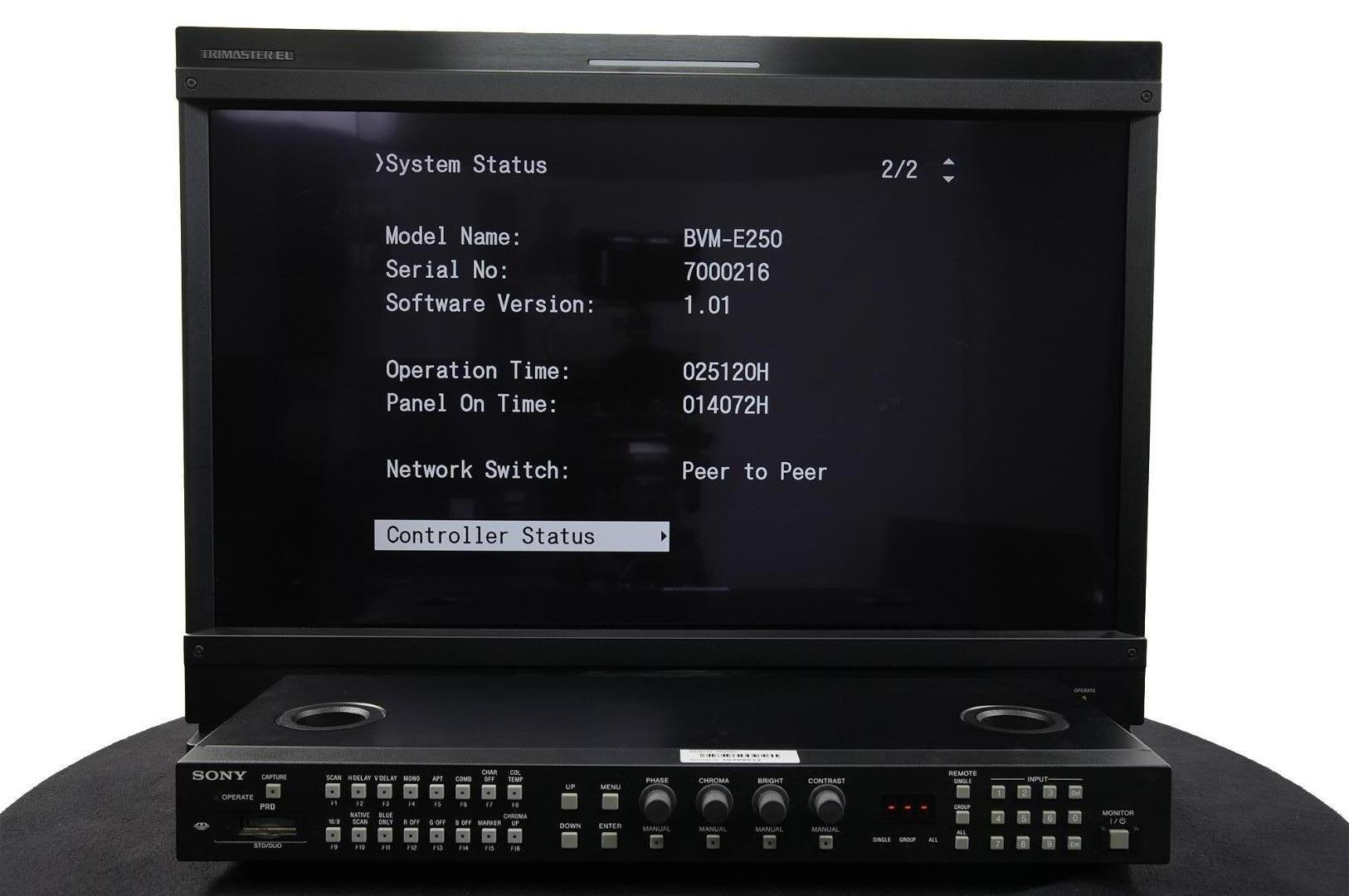 BVM-F250 Videomonitor + BKM-16R Kontrolleinheit - Gebraucht
