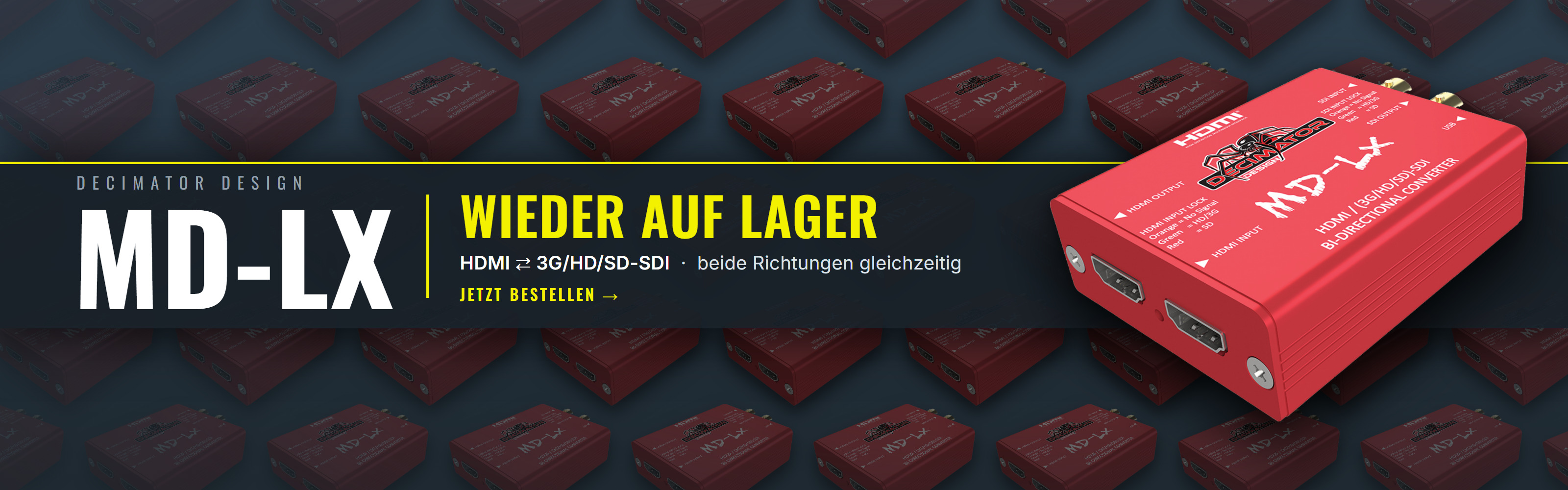 Decimator MD-LX - HDMI/3G-SDI-Konverter in beide Richtungen, wieder auf Lager