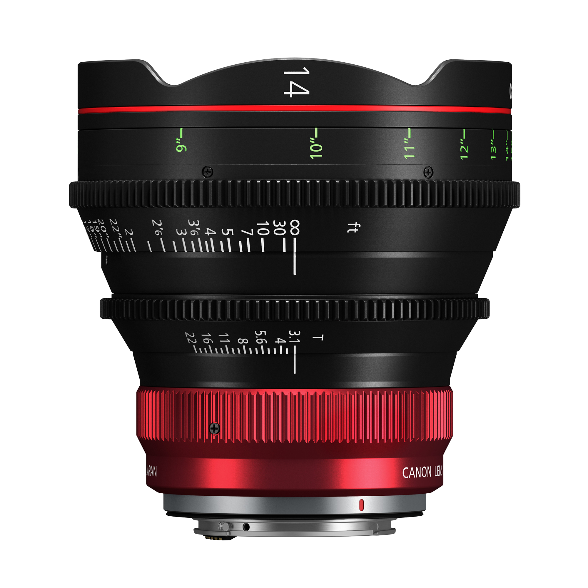 Canon CN-R 14mm/T3,1 L F (Metric)