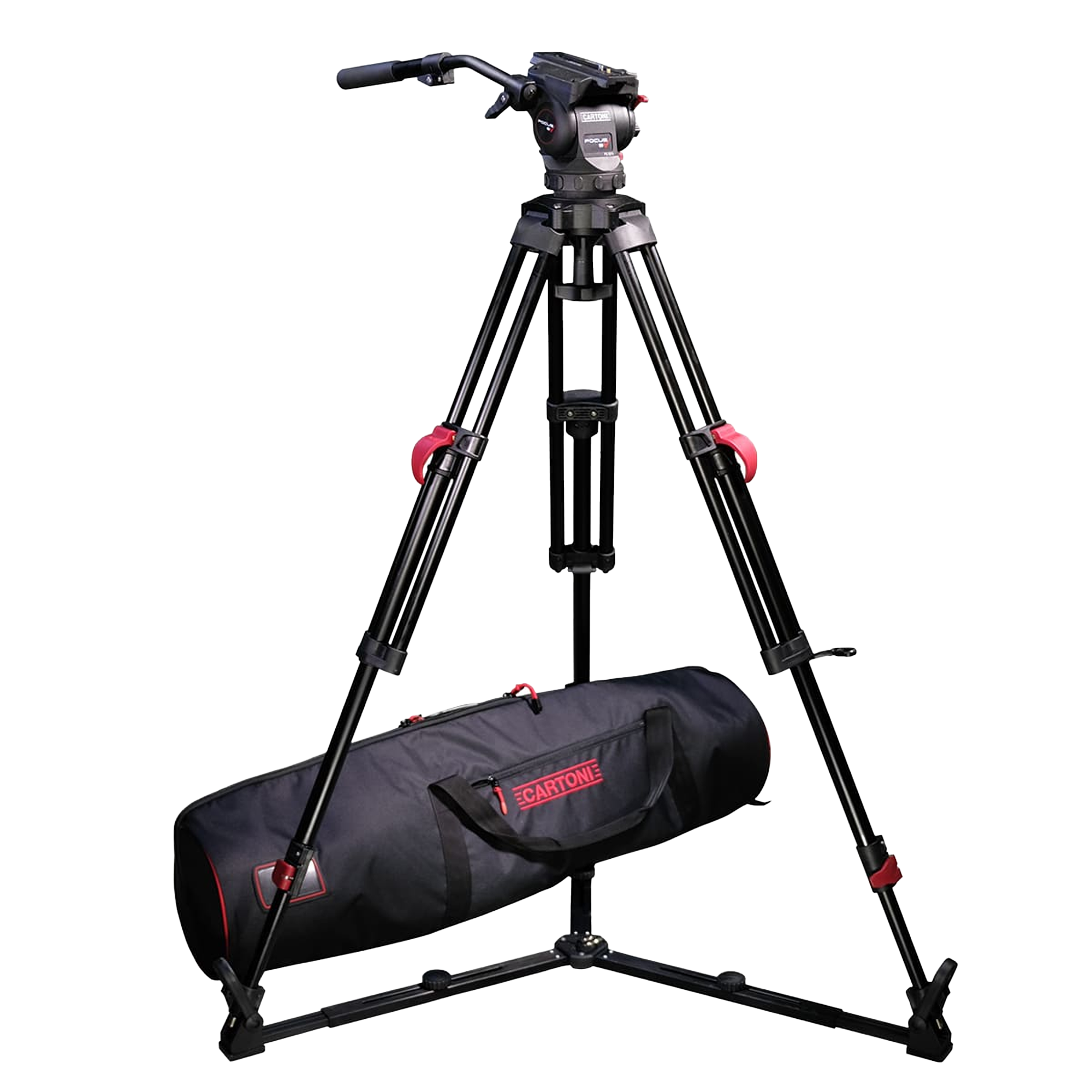 Cartoni Focus 8 - 2-Stage Red Lock ALU System GS