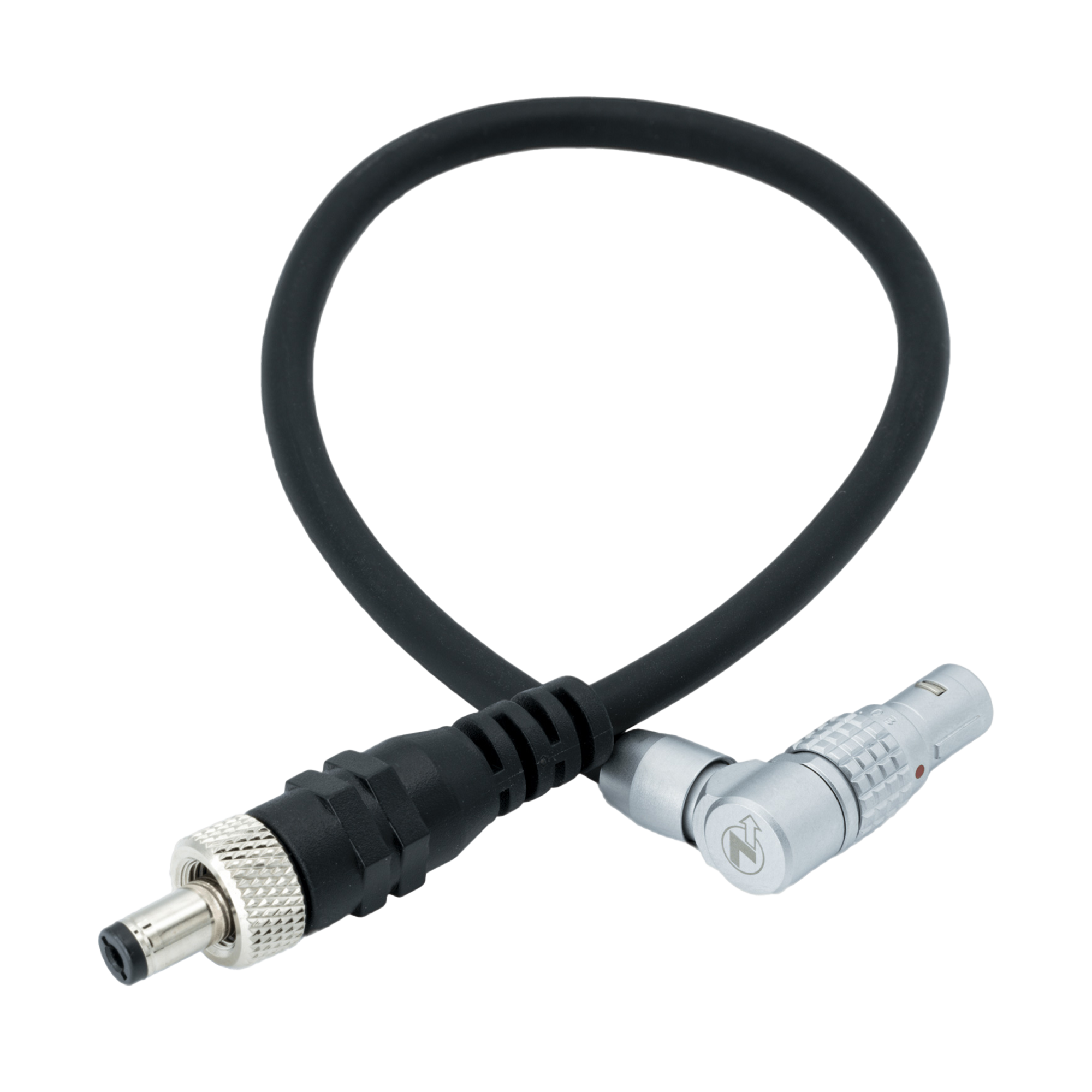 DwarfConnection DC.GO Stromkabel LEMO 2-Pin 90° auf Hohlstecker