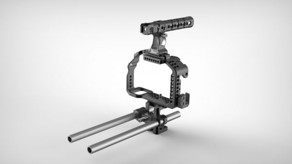 8Sinn a7S/a7R Cage + Top Handle Pro + Universal Rod Support