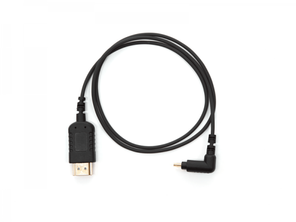 Freefly Lightweight Right Angle Micro to Standard Video Cable (0.7m)