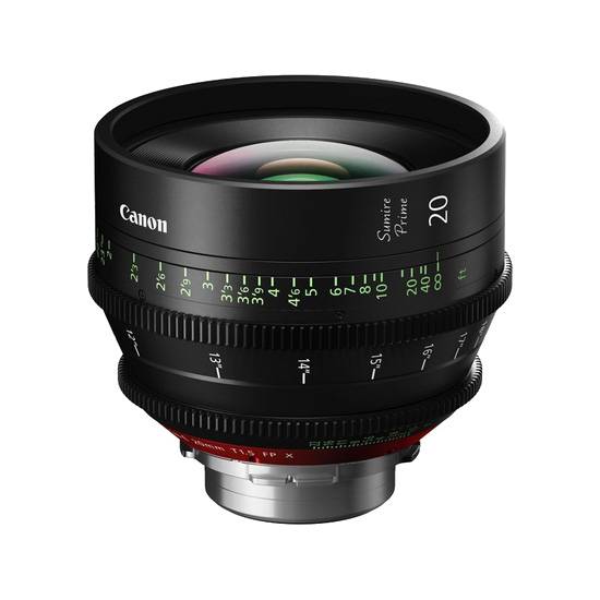 Canon CN-E20mm T1.5 FP X