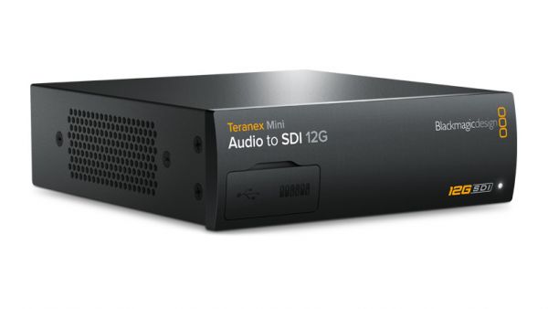 Blackmagic Teranex Mini - Audio to SDI 12G